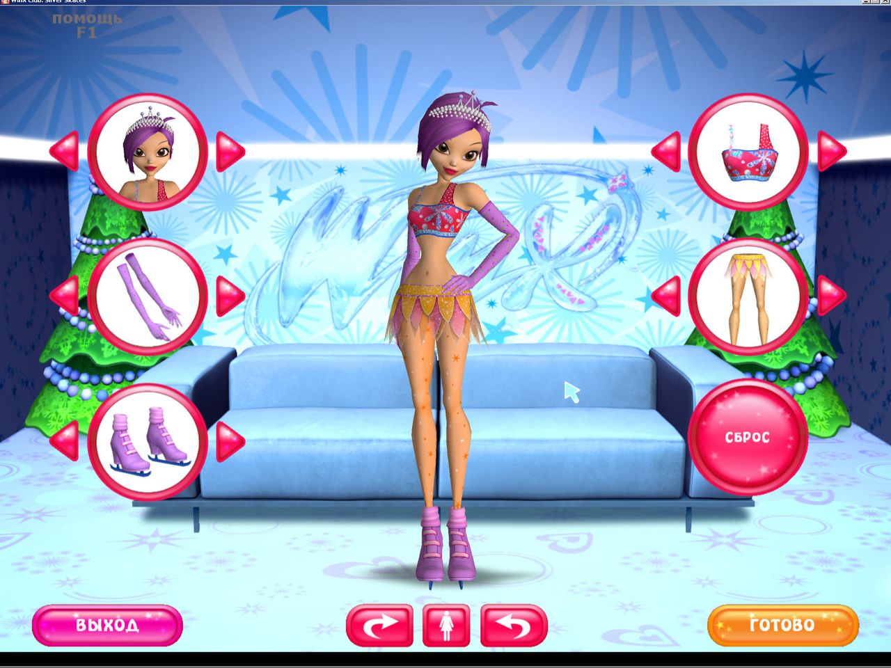 Игра «Winx Club. Серебряные коньки» для PC – Компания «СофтКлаб»